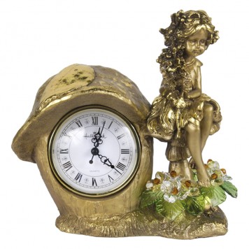 Часы Лесная фея, с хрустальными цветами CDA 6016 LM