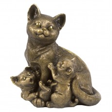 Статуэтка Кошка с котятами МК 1064